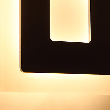 Modern Square Acrylic Led Sconce Light For Living Room Wall Lighting In Warm/White
