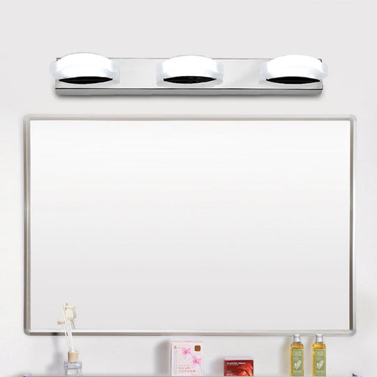 Modern Led Vanity Mirror Light With Rotatable Acrylic Design And Warm/White Lighting - Perfect For