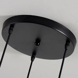 Nordic Cone Ceiling Light With 3 Metal And Wood Pendant Heads