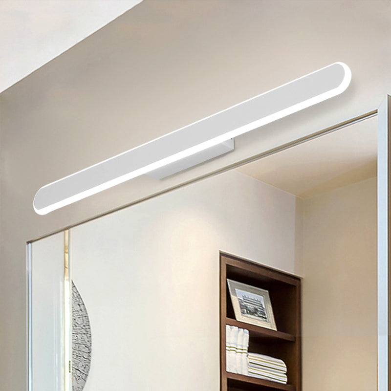 Modern Led Vanity Lamp For White Bathroom Mirror - Available In White/Warm Light 3 Sizes