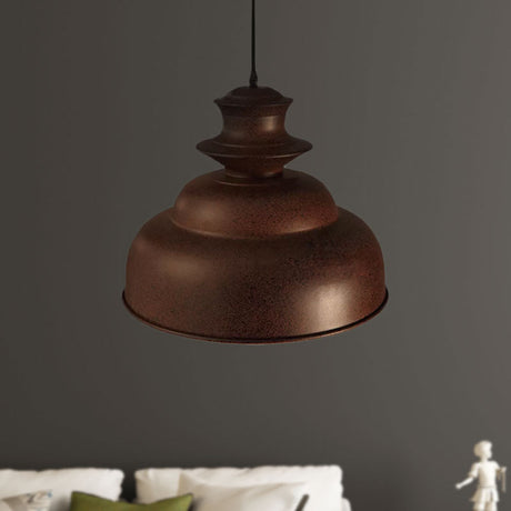 Bronze Double Bubble Pendant Light - Vintage Style For Indoor Spaces