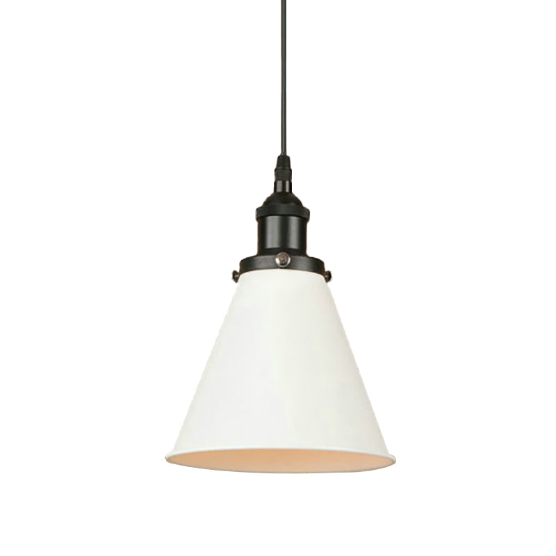 Retro Metal Ceiling Pendant Light With Black/Chrome/Rust Finish - Perfect For Kitchen