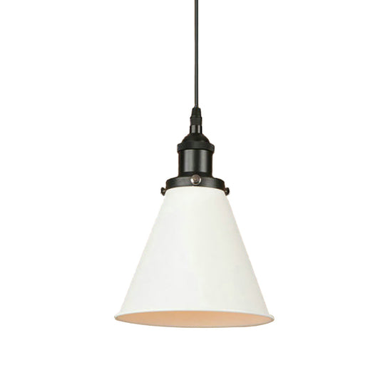 Retro Metal Ceiling Pendant Light With Black/Chrome/Rust Finish - Perfect For Kitchen