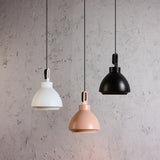 Nordic-Style Ceiling Hanging Lamp: 1-Head Pendant Light In Black/Grey