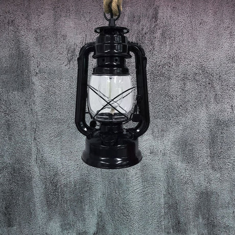 Industrial Pendant Ceiling Light: Black/Bronze/Antique Brass Finish Clear Glass 1 Light Perfect For