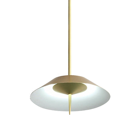 Nordic Style Metal Pendant Light With Cone Shade - Black/Copper/Gold Finish Ideal For Dining Room &
