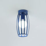 Nordic Metal Ceiling Mount Lamp | Oval Flush Light 1 Corridor Lighting -