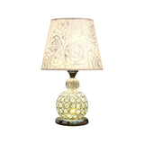 Julia - Modern Crystal Embedded Ball Bedroom Table Light