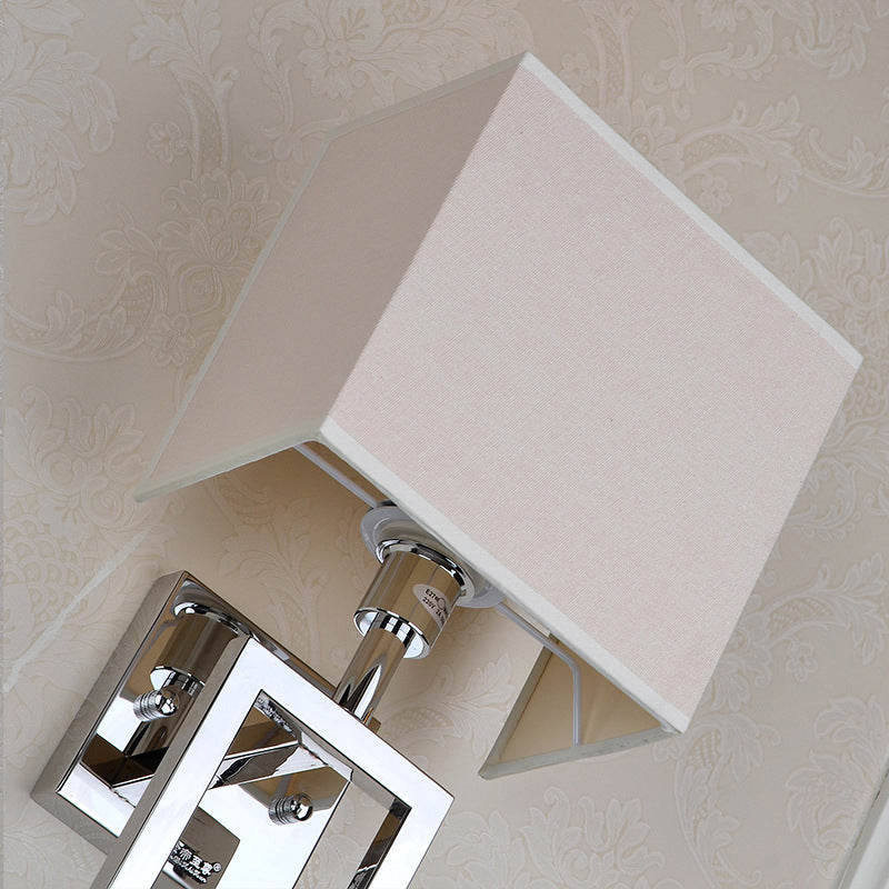 Modern Beige Led Wall Sconce Light For Bedroom