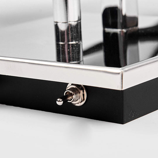 Modern Oval Black Fabric Led Wall Sconce Light For Bedside