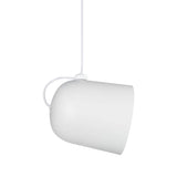 Nordic Dome Pendant Ceiling Lamp For Dining Room With Moveable Black/White/Grey Shade And 1 Bulb