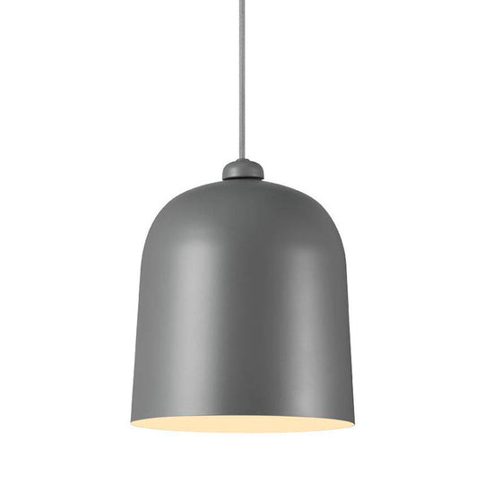 Nordic Dome Pendant Ceiling Lamp For Dining Room With Moveable Black/White/Grey Shade And 1 Bulb