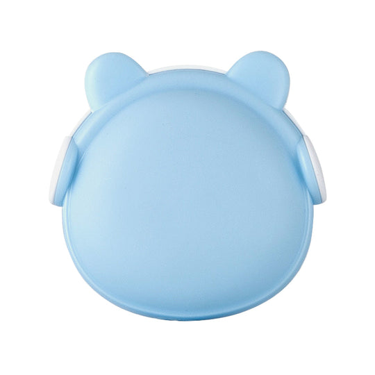 Plastic Wall Nightlight - Cartoon Bear Design With Light Sensor And Led Pink/Blue/White