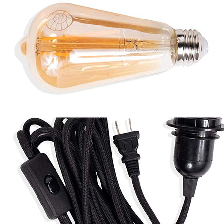 Vintage Black Metal Hanging Lamp With Single Light Cage Shade - Perfect For Coffee Shops