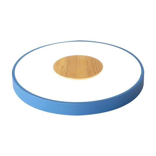 Nordic Metal Flush Mount Ceiling Light - 12’/16’/19.5’ Diameter Integrated Led Fixture For