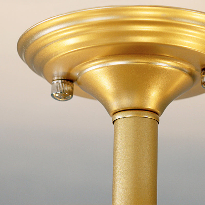 Clear Crystal Chandelier Light Fixture - Modern Bell Shade Hanging Lamp In Gold 2 Bulbs For Dining