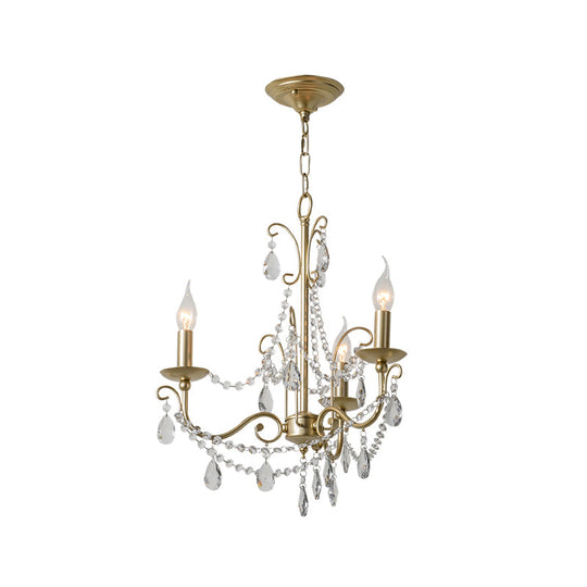 Luminaire suspendu moderne en perles de cristal avec finition champagne - 3/6 lumières - Plafonnier suspendu"

 Ce titre révisé est plus court et plus concis tout en transmettant tous les mots-clés importants à des fins de référencement.