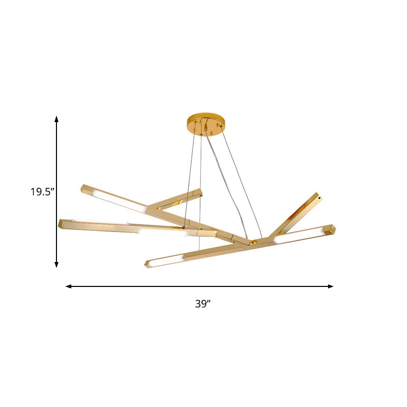 Minimalistic Led Bedroom Chandelier - Warm/White Light