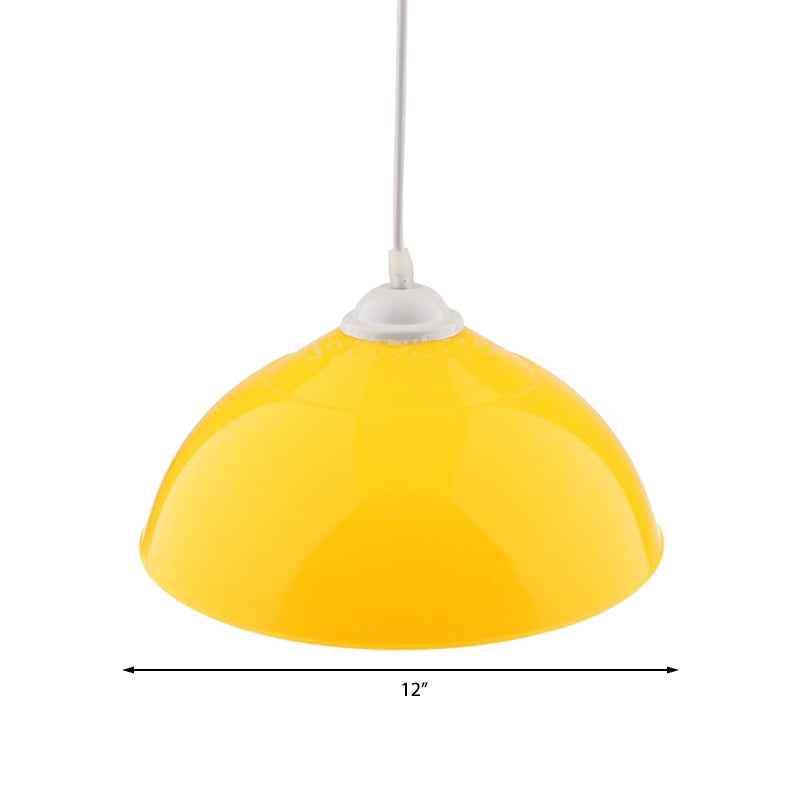 Modern Metallic Pendant Light In Polished Black/Grey - 1-Light Ceiling Hanging Fixture For Dining