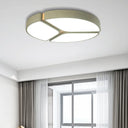 16’/19.5’/23.5’ Macaron Metallic Led Flushmount Light - Warm/White Green / 16’ Warm