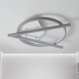 16.5’/20.5’ W Hotel Led Flush Light Simplicity Grey Ceiling Mount Lamp / 16.5’ White