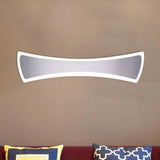 16.5/20.5 Wide Waterproof Led Bowtie Vanity Wall Sconce For Minimalist Bathroom Lighting Warm/White