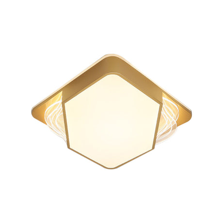 Contemporary Gold Flush Mount Led Ceiling Light In Warm/White 18/21.5/35.5 Width

Or

Modern - Width