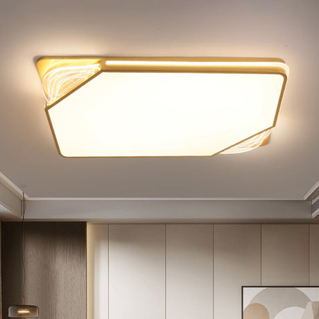 Contemporary Gold Flush Mount Led Ceiling Light In Warm/White 18/21.5/35.5 Width

Or

Modern - Width