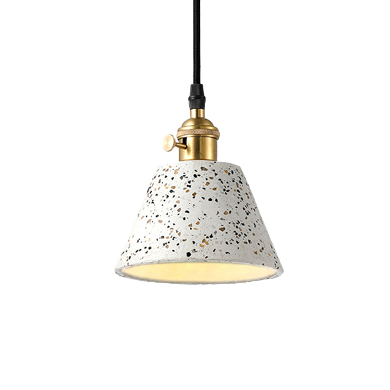 Vera - Nordic Style Black/Blue/Green Cone Concrete Pendant Lighting