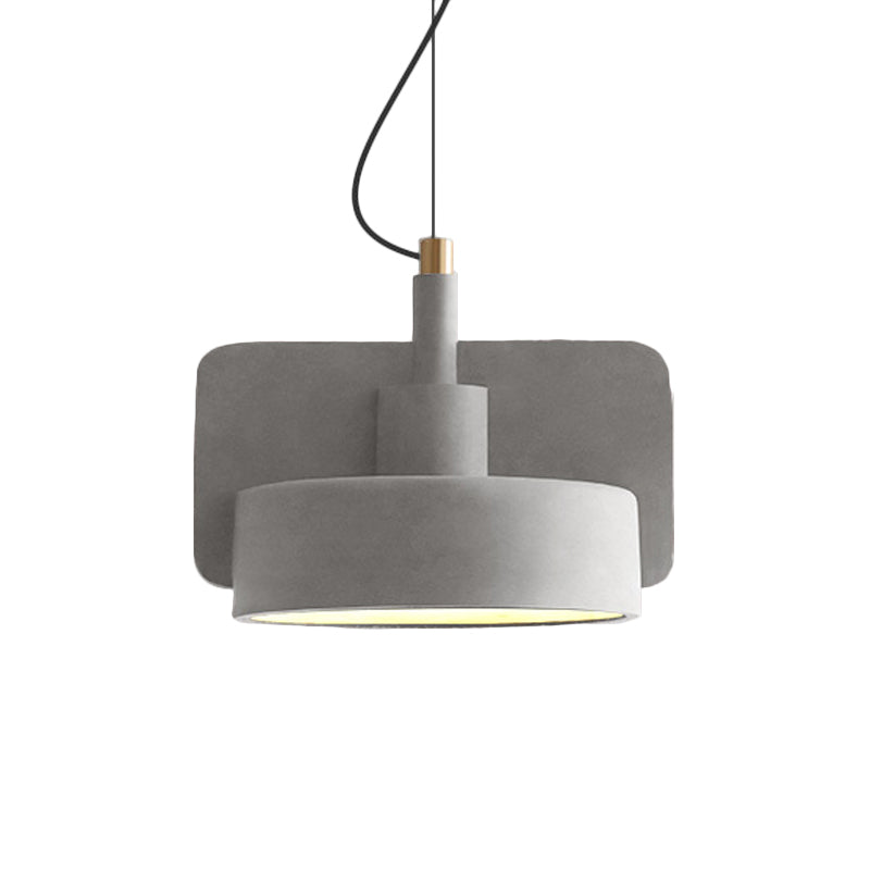 Geometric Industrial Cement Pendant Light - Grey/Beige/Pink 1-Light 6’/8’/9’W