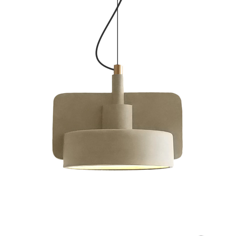 Geometric Industrial Cement Pendant Light - Grey/Beige/Pink 1-Light 6’/8’/9’W