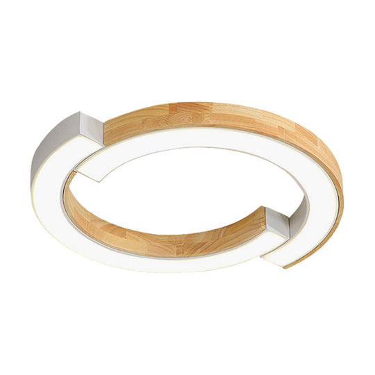 Contemporary Bedroom Ceiling Lamp - 2 - Arch Bridge Design Acrylic Led Light 15’/19’ Width