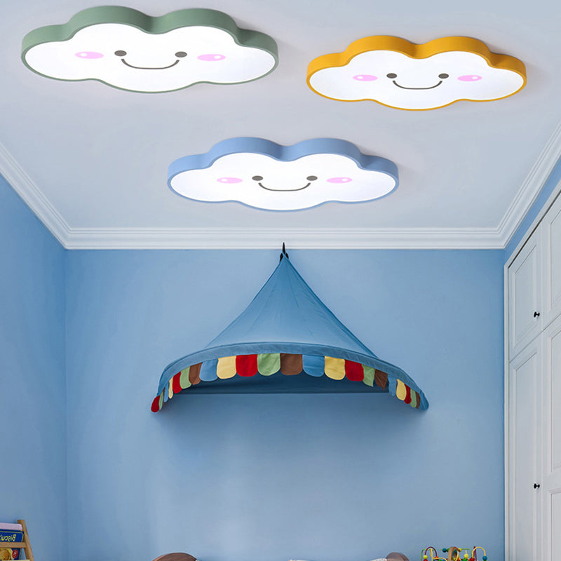 Smiling Cloud Ceiling Light - Children’s Nordic Style Acrylic Fixture