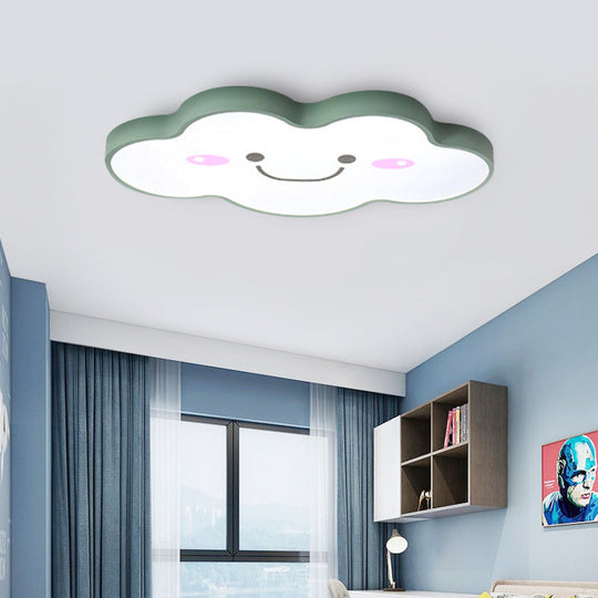 Smiling Cloud Ceiling Light - Children’s Nordic Style Acrylic Fixture