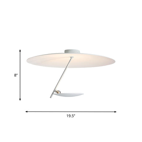 Modern Led Flush Mount Ceiling Light For Bedroom - 19.5/23.5 Wide