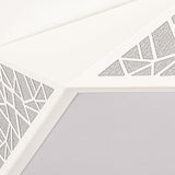 Modern Acrylic Led Ceiling Lamp | Slim Panel Pentagon Flush Mount Child Bedroom