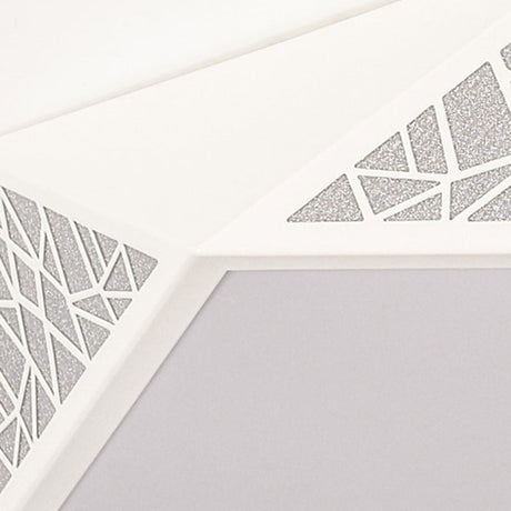 Modern Acrylic Led Ceiling Lamp | Slim Panel Pentagon Flush Mount Child Bedroom