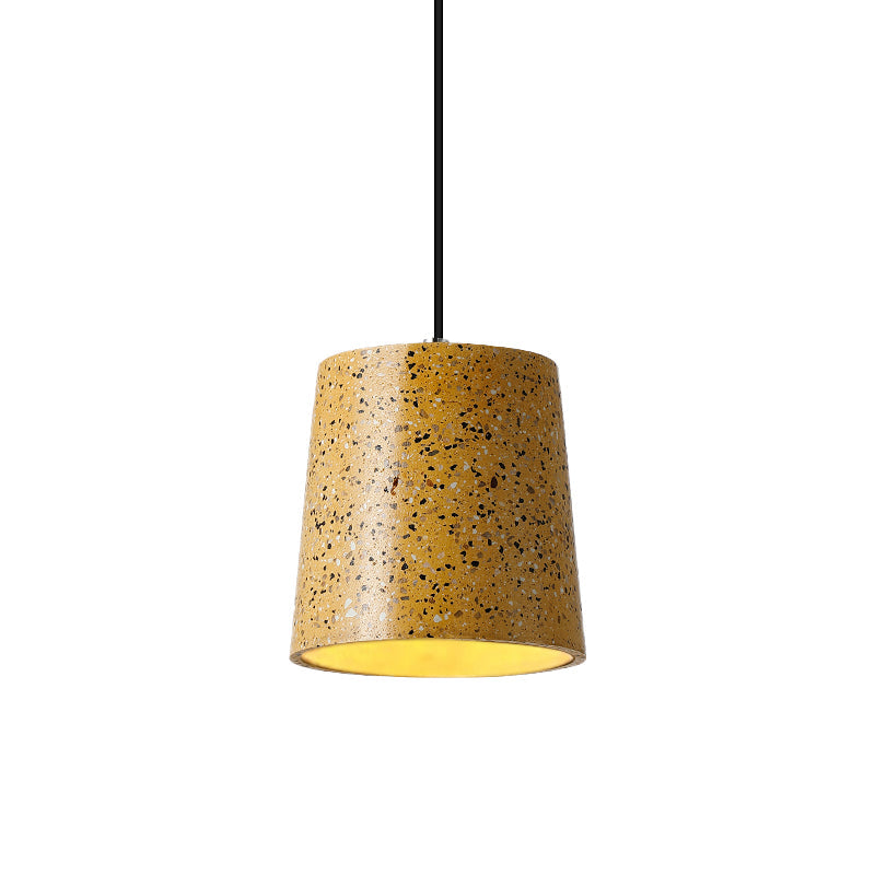 Nordic Style Cement Cone Pendant Light - 1 Black/White/Brown