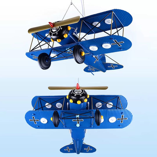 Bright Metal Glider Ceiling Mount Light: Vibrant Flush Light For Boys Bedroom