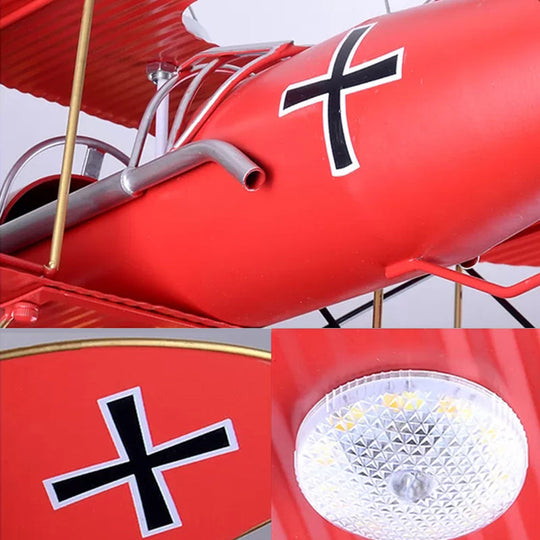 Bright Metal Glider Ceiling Mount Light: Vibrant Flush Light For Boys Bedroom