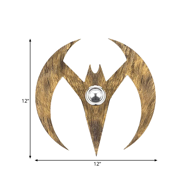 Sleek Wood Wall Sconce Light: Modern And Lovely Single Light For Corridor Nursing Room