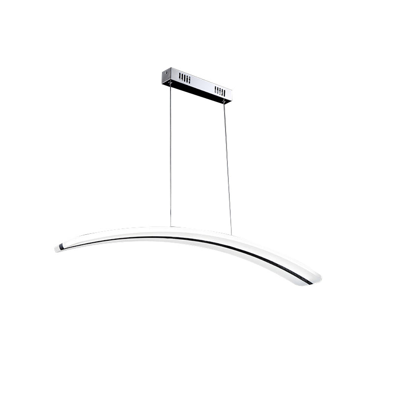 Modern Acrylic Led Pendant Light - 37.5 Wide Warm/White/Natural