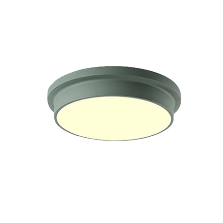 Nordic Macaron Colored Flushmount Ceiling Light For Child Bedroom