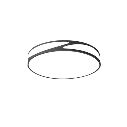 Macaron Style Acrylic Ceiling Lamp - Candy Colored Flush Light For Offices