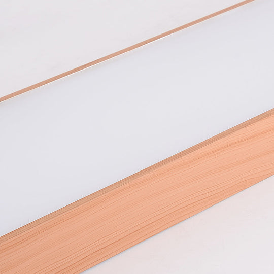 Modern Wooden Pendant Light With Led Available In 3 Sizes And Colors