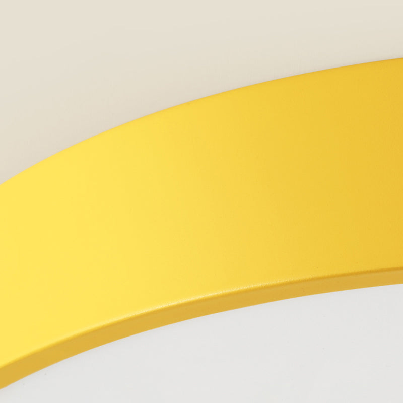 Adorable Giraffe-Themed Yellow Led Ceiling Mount Light For Baby Bedroom