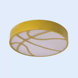 Cartoon Basketball Ceiling Lamp For Babys Room And Hallway