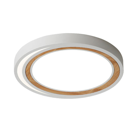 Led Macaron Style Ceiling Lamp For Boys And Girls Bedroom - Acrylic Circle Mount Light