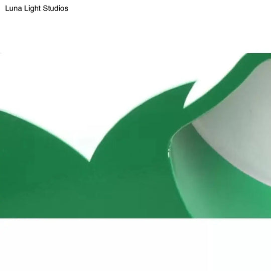 18/23.5 Dia Led Tree Flush Mount Light - Pink/Yellow/Green Modern Acrylic Ceiling Lamp