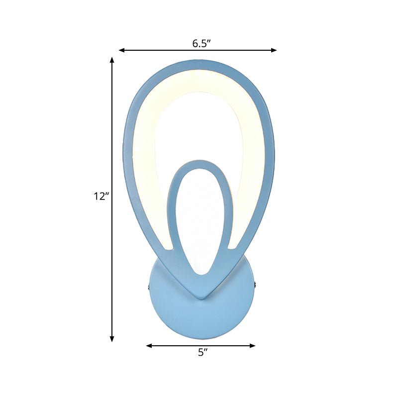 Candy Colored Cartoon Sconce Lamp For Childs Bedroom Stair Wall